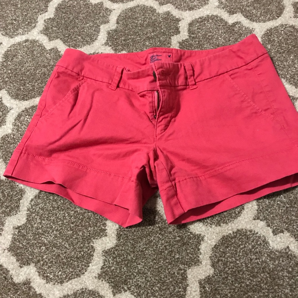 AMERICAN EAGLE PINK SHORTS SIZE 4